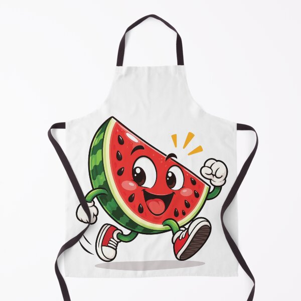 Item preview, Happy Watermelon Slice Running in Sneakers designed and sold by PRINTIONAL.