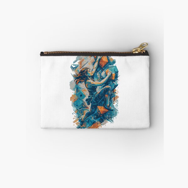 Item preview, Bouldering Woman Design – Female climber on a bouldering wall designed and sold by Pineapple-Tree.