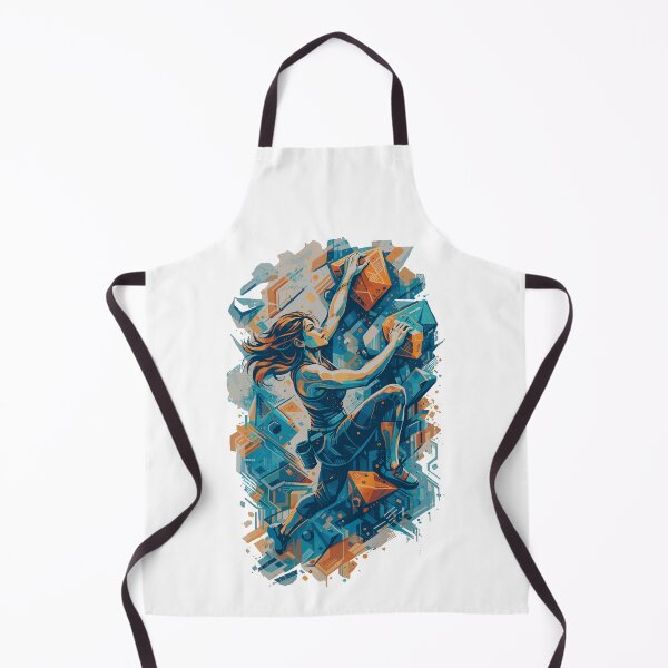 Item preview, Bouldering Woman Design – Female climber on a bouldering wall designed and sold by Pineapple-Tree.