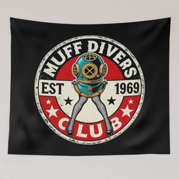 Item preview, Muff Divers Club Design Est. 1969 – Retro Vintage designed and sold by EzequielBC.