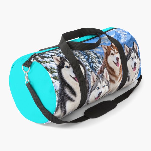 Item preview, Four Alaskan Huskies in Winter designed and sold by MagicCrystal.