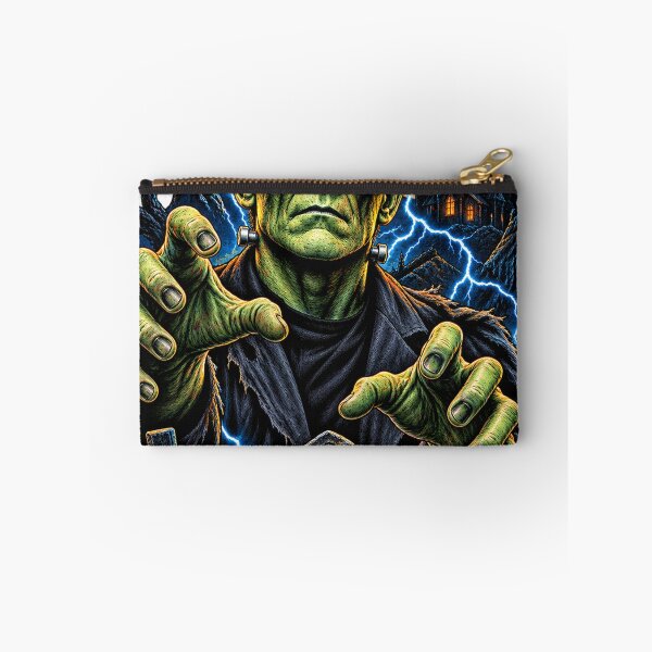 Item preview, Frankenstein Halloween Horror Monster Gothic Graveyard Design designed and sold by CreativeNest Prints.
