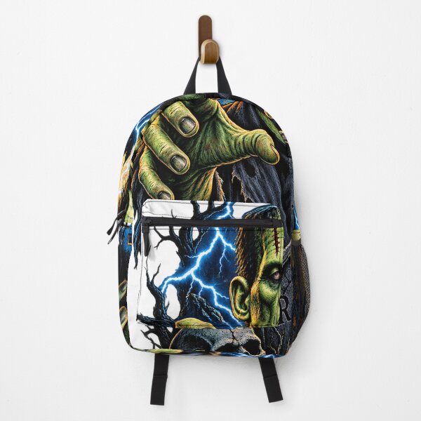 Item preview, Frankenstein Halloween Horror Monster Gothic Graveyard Design designed and sold by CreativeNest Prints.