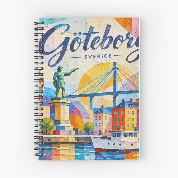 Item preview, Göteborg, Sweden – a painting of a summer day in this beautiful Scandinavian city. designed and sold by GalleryKauffeld.