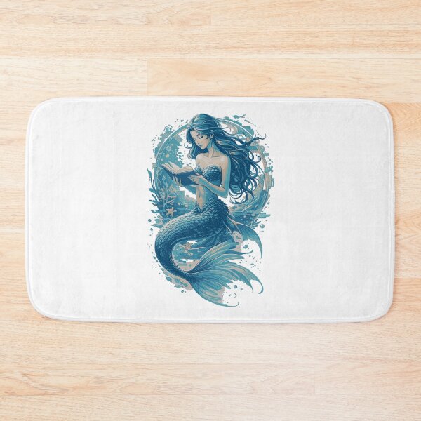 Item preview, Mermaid Reading | Book Lover Design designed and sold by Pineapple-Tree.