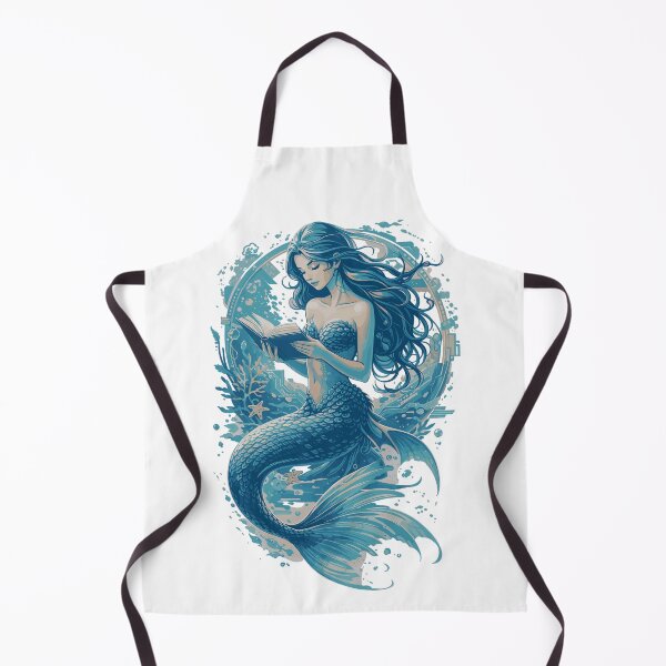 Item preview, Mermaid Reading | Book Lover Design designed and sold by Pineapple-Tree.
