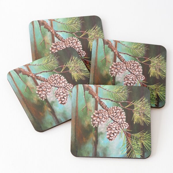 Item preview, Pine Cones on a Winter's Day designed and sold by Alfred Fox Art.