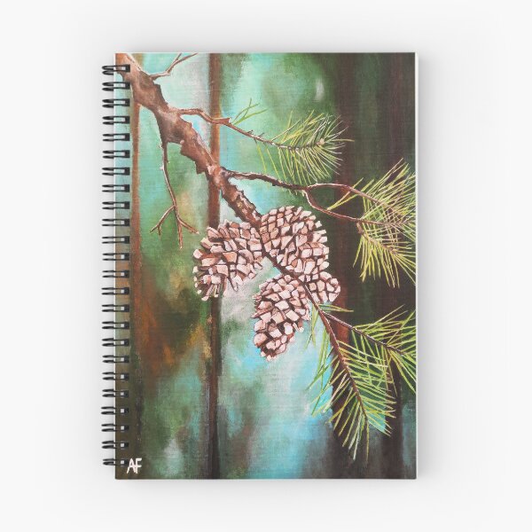Item preview, Pine Cones on a Winter's Day designed and sold by Alfred Fox Art.