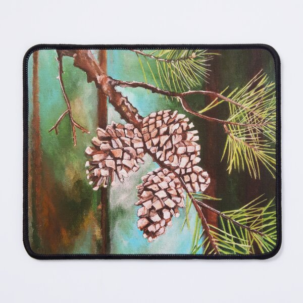 Item preview, Pine Cones on a Winter's Day designed and sold by Alfred Fox Art.