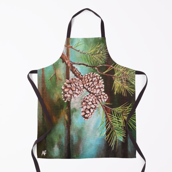 Item preview, Pine Cones on a Winter's Day designed and sold by Alfred Fox Art.