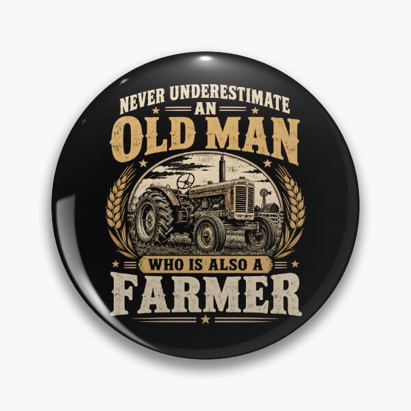 Item preview, Never Underestimate an Old Man Who is Also A Farmer designed and sold by CelidaBonde.