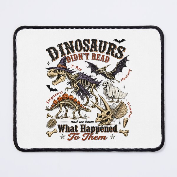 Item preview, Dinosaurs Don’t Read What Happened To Them Funny Dinosaur Skeleton Book Lover designed and sold by NancyxEasSHOP.