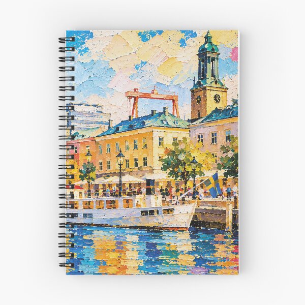 Item preview, Göteborg, Sweden – a painting of a summer day in this beautiful Scandinavian city. designed and sold by GalleryKauffeld.