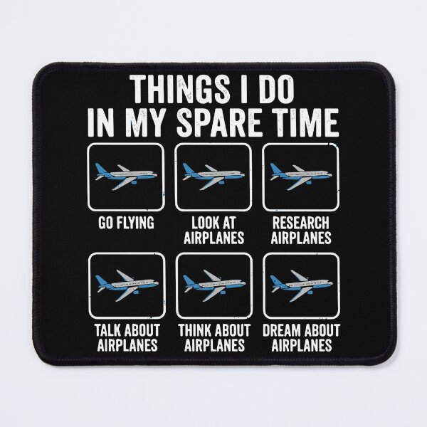 Item preview, Things I Do In My Spare Time Airplane Flying Pilot Aviation designed and sold by SofiBlair.