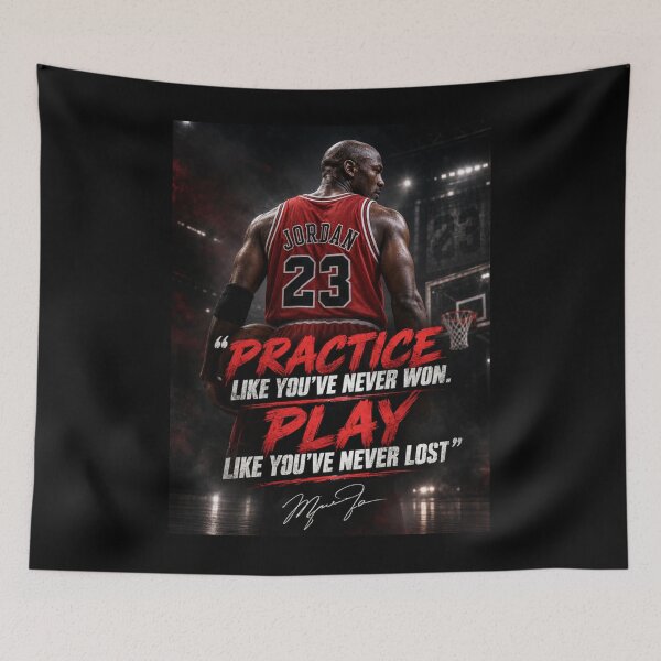 Item preview, practice like you’ve never won. play like you’ve never lost - mj designed and sold by AllisonJonesa.