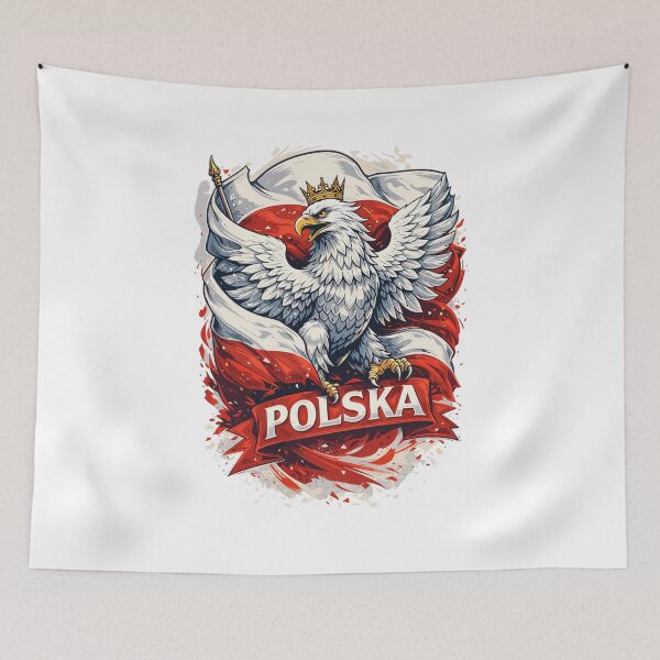 Item preview, Polska T-Shirt – Polish Eagle & Flag designed and sold by Pineapple-Tree.