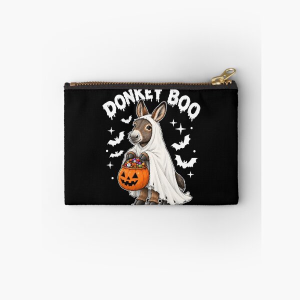 Item preview,  Donkey Boo Halloween Ghost Donkey Holding Pumpkin Candy Spooky designed and sold by NancyxEasSHOP.