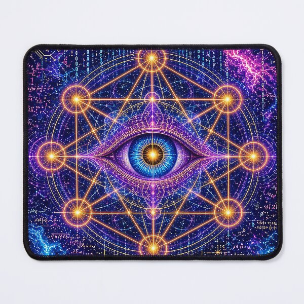 Item preview, Divine Logic Sacred Geometry Tech Art – Psychedelic Spiritual Intelligence Design designed and sold by The Crazy Monkey Design Studio.