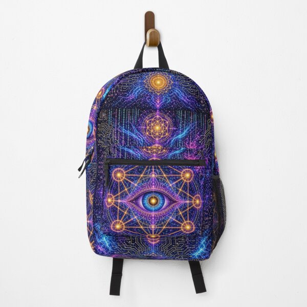 Item preview, Divine Logic Sacred Geometry Tech Art – Psychedelic Spiritual Intelligence Design designed and sold by The Crazy Monkey Design Studio.