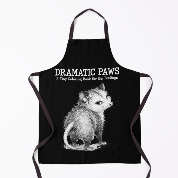 Item preview, Dramatic Paws A Tiny Coloring Book For Big Feelings Possum designed and sold by NancyxEasSHOP.