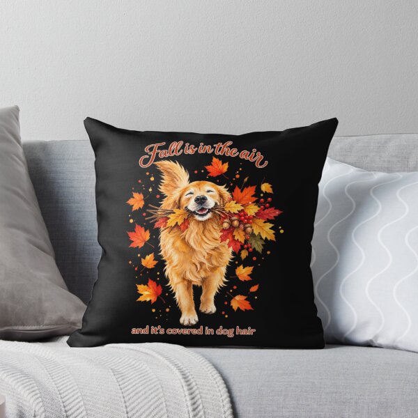 Item preview,  Fall Is In The Air Covered In Dog Hair Golden Retriever Autumn designed and sold by NancyxEasSHOP.