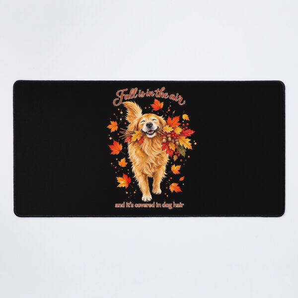 Item preview, Fall Is In The Air Covered In Dog Hair Golden Retriever Autumn designed and sold by NancyxEasSHOP.
