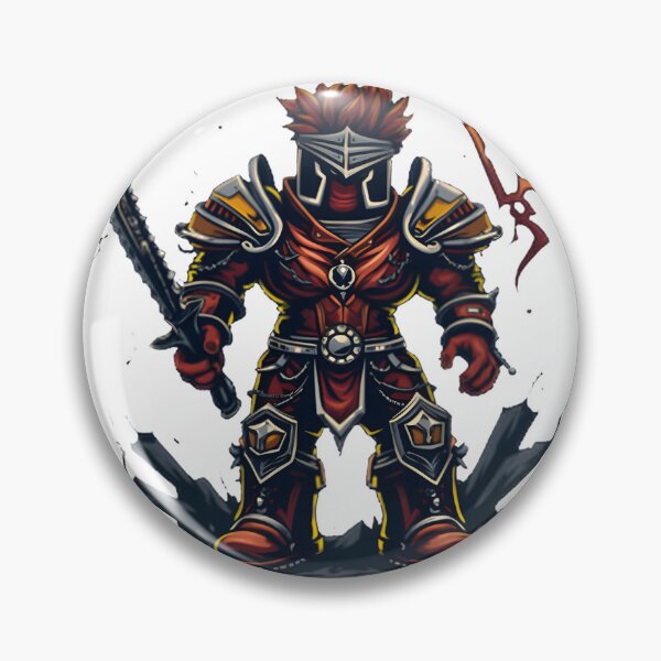 Item preview, Epic Roblox Warrior Design Featuring Fierce Battle Ready Character designed and sold by tuffcookiet.