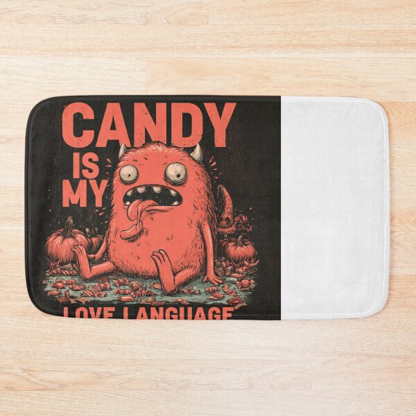 Item preview, Candy Is My Love Language Hungry Monster Halloween designed and sold by NicolasGlowArt.