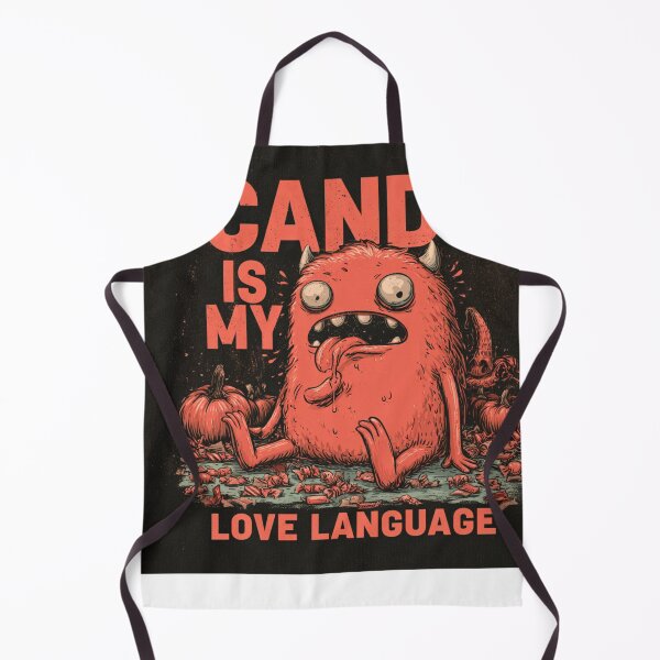 Item preview, Candy Is My Love Language Hungry Monster Halloween designed and sold by NicolasGlowArt.