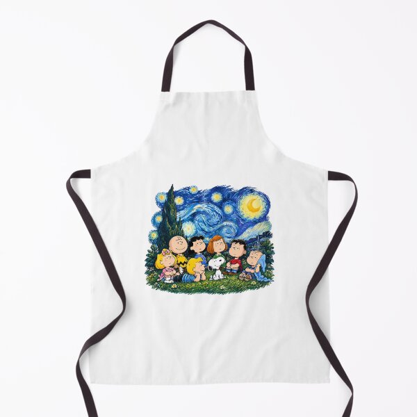 Item preview, Snoopy and the Peanuts Gang Under a Starry Night Sky Illustration designed and sold by sKetch Art.co.