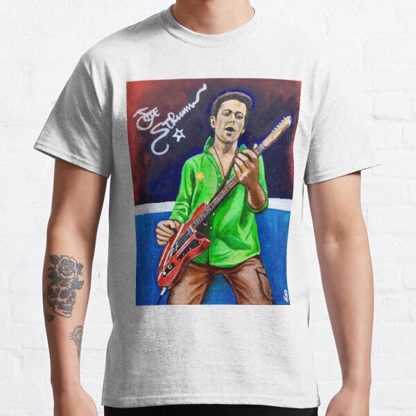 Joe Strummer Inspirado Camiseta The Clash Punk Rock señor de la guerra Pantalla Impreso