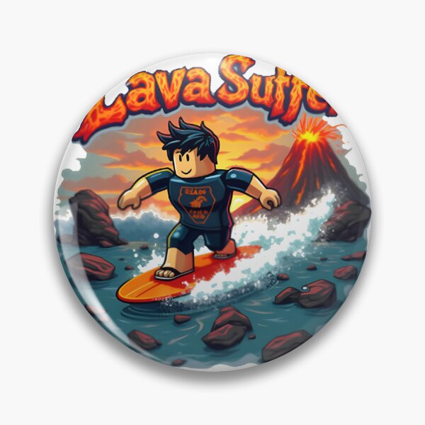 Item preview, Roblox Lava Surfer Inspired Adventure Surfing Design designed and sold by tuffcookiet.