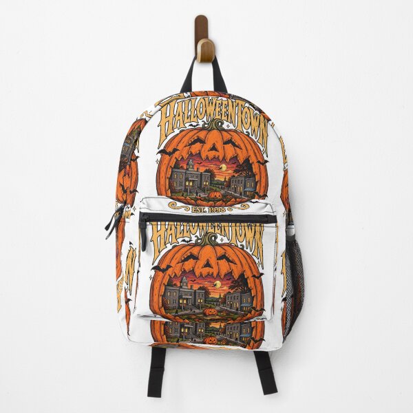Item preview, Halloweentown Est 1998 Carved Pumpkin Vintage Town Art designed and sold by DesignArtist.ia.