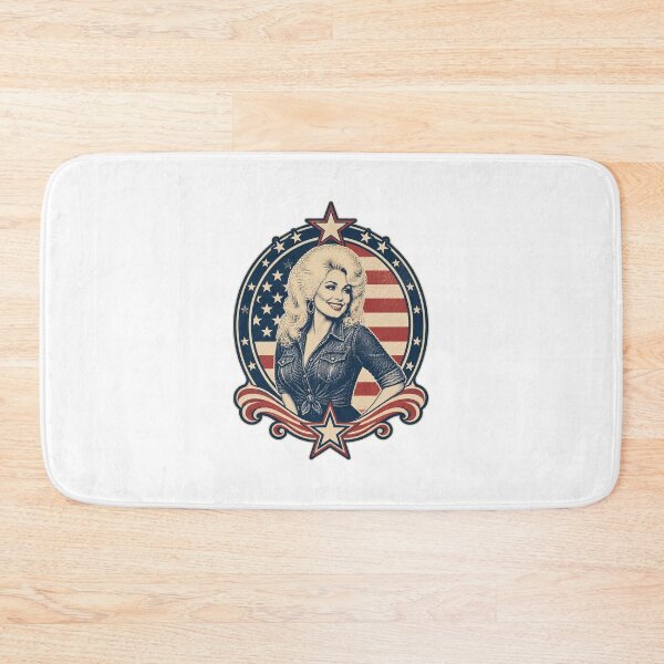 Item preview, Dolly Parton American Flag Design with Patriotic Style designed and sold by SilverNox.