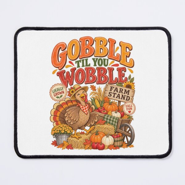 Item preview, Gobble Til You Wobble Turkey designed and sold by hobbybox.