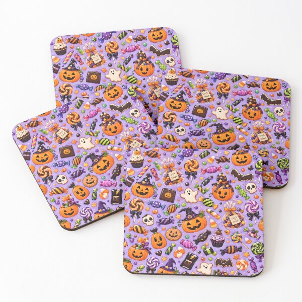 Item preview, Halloween Pattern: yummy treats designed and sold by DreamagineArtDesign.
