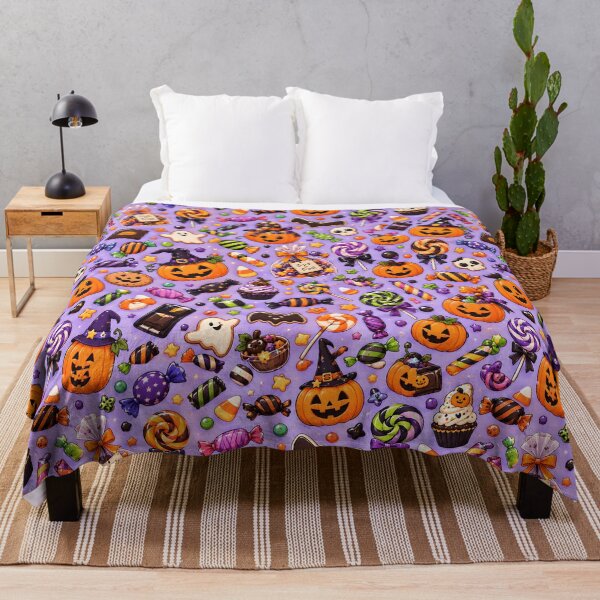 Item preview, Halloween Pattern: yummy treats designed and sold by DreamagineArtDesign.