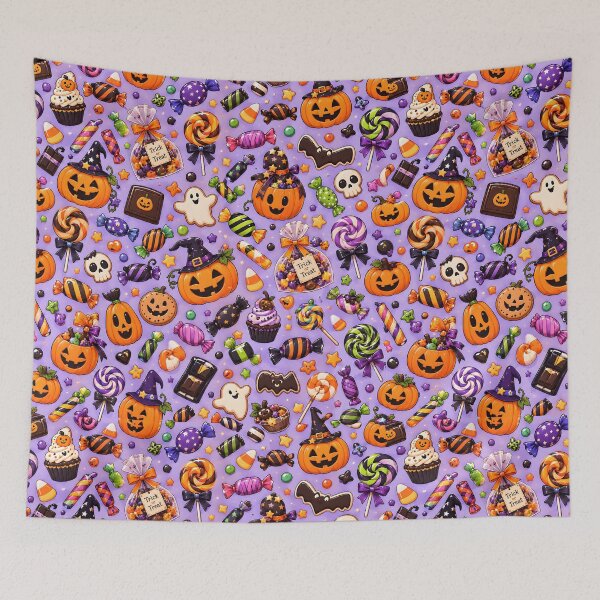 Item preview, Halloween Pattern: yummy treats designed and sold by DreamagineArtDesign.