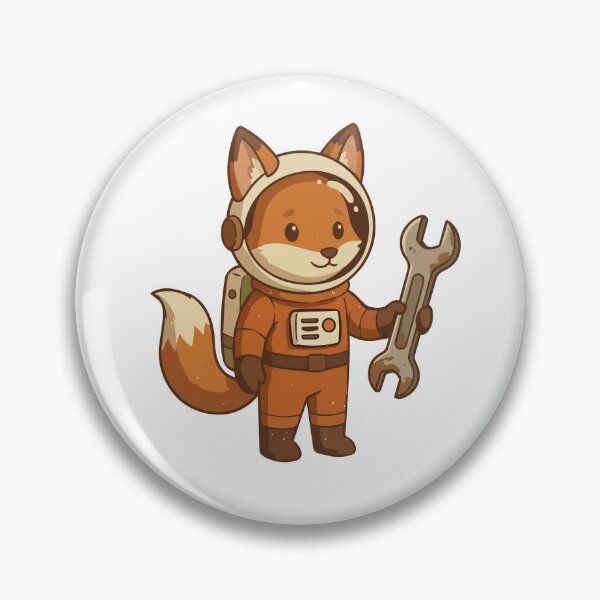 Item preview, Cute Astronaut Fox Mechanic designed and sold by didiiii74210.