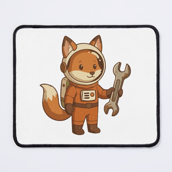 Item preview, Cute Astronaut Fox Mechanic designed and sold by didiiii74210.