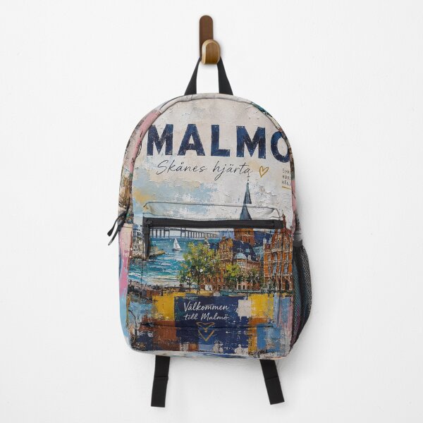 Item preview, Malmö Postcard painting, Sweden – A Beautiful city in Europe. designed and sold by GalleryKauffeld.