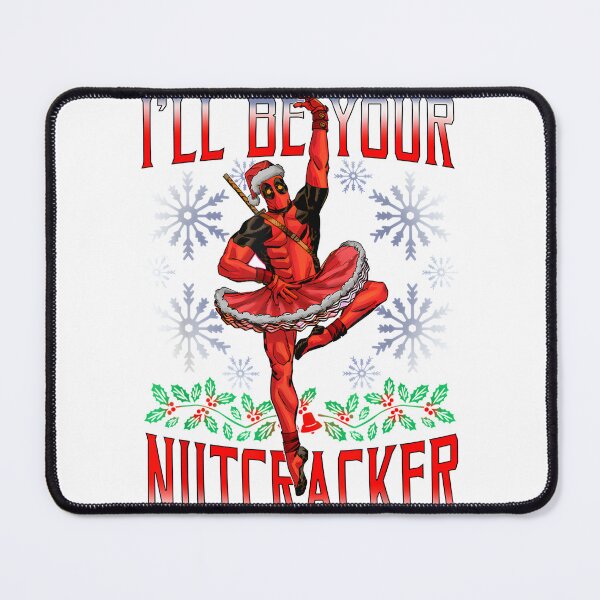 Item preview, Festive Deadpool-Inspired Dance Santa Christmas Illustration designed and sold by angeldustartist.