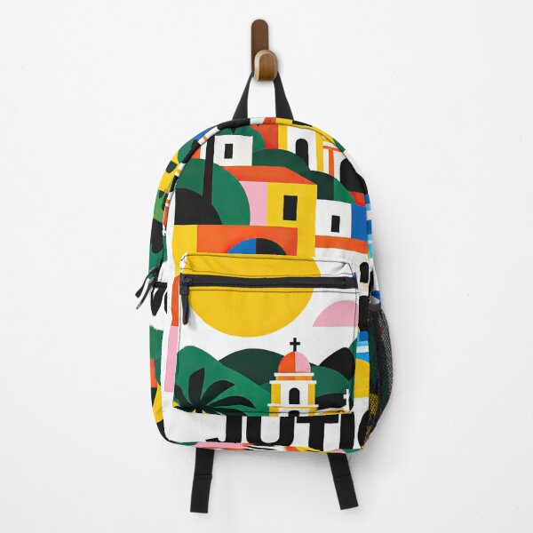 Item preview, Colorful geometric illustration of Juticalpa, Honduras, featurin designed and sold by ckybe.