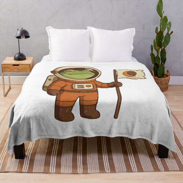 Item preview, Cute Astronaut Frog Illustration designed and sold by didiiii74210.