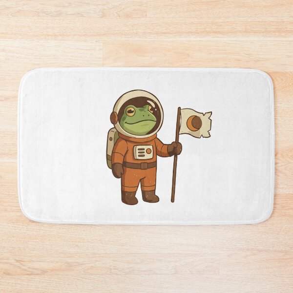 Item preview, Cute Astronaut Frog Illustration designed and sold by didiiii74210.
