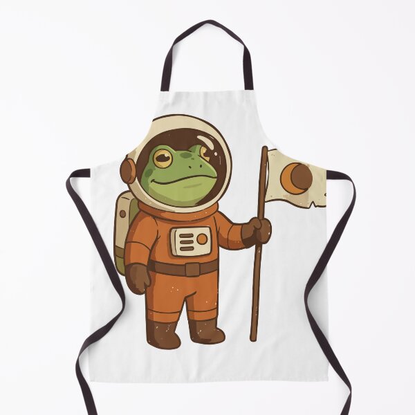 Item preview, Cute Astronaut Frog Illustration designed and sold by didiiii74210.