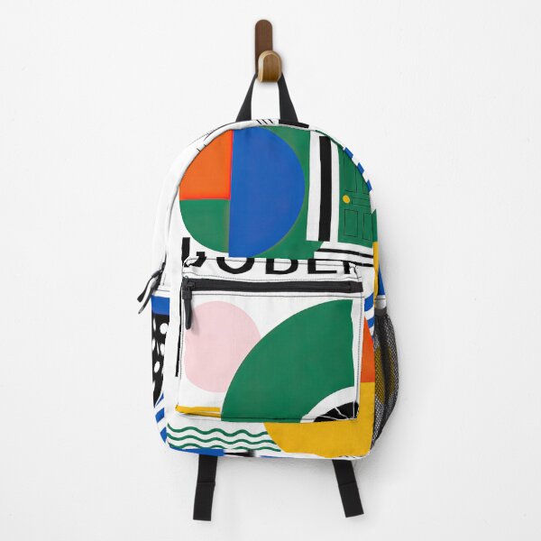 Item preview, Modern geometric Dublin Ireland poster featuring colorful abstra designed and sold by ckybe.