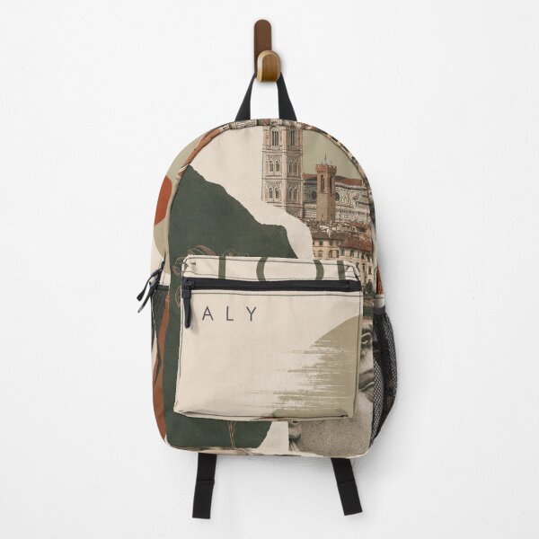 Item preview, Vintage-inspired Florence Italy travel collage featuring the Duo designed and sold by ckybe.