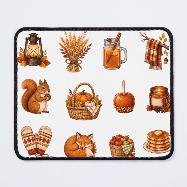 Item preview, Cozy Autumn Fall Harvest & Woodland Stickers designed and sold by Butterfly  Effect.