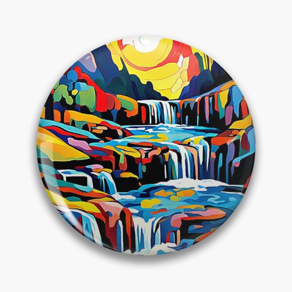Item preview, The Cascading River designed and sold by George Hutton Hunter.